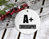 A+ Choreographer - Circle Ornament