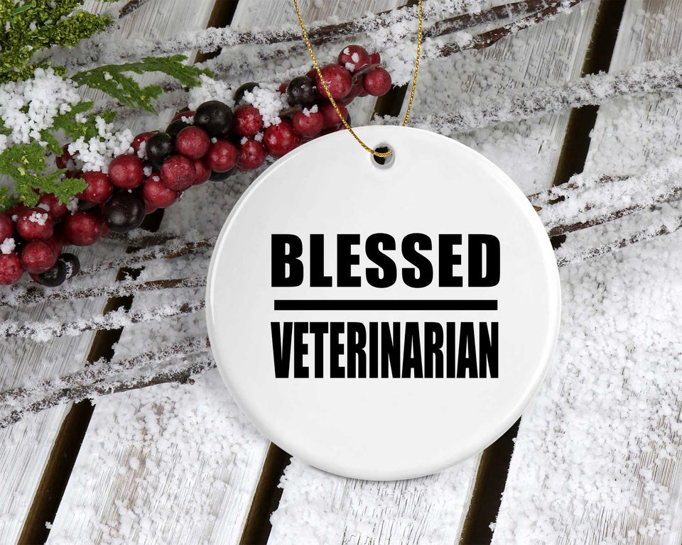 Blessed Veterinarian - Circle Ornament