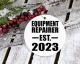 Equipment Repairer Established EST. 2023 - Circle Ornament