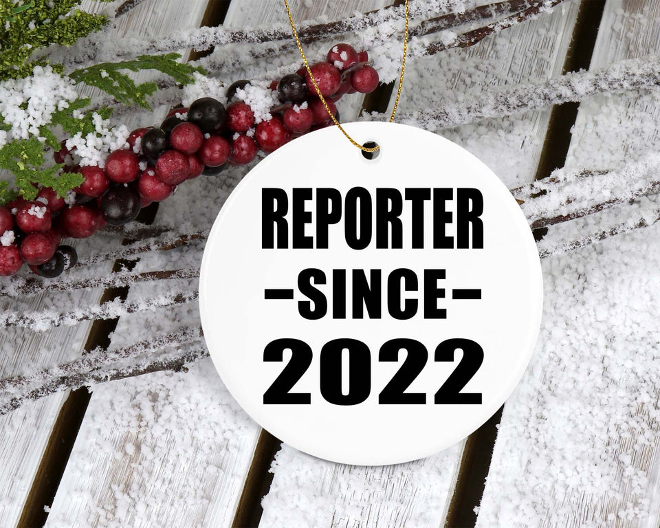 Reporter Since 2022 - Circle Ornament
