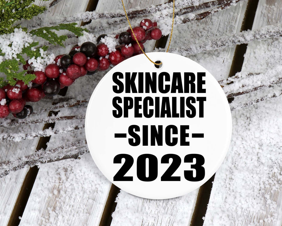 Skincare Specialist Since 2023 - Circle Ornament