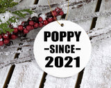 Poppy Since 2021 - Circle Ornament