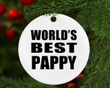 World's Best Pappy - Circle Ornament