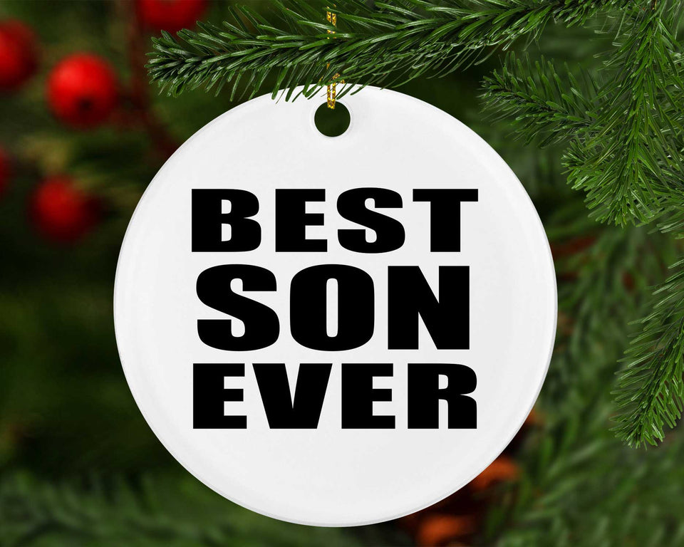 Best Son Ever - Circle Ornament