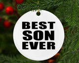 Best Son Ever - Circle Ornament