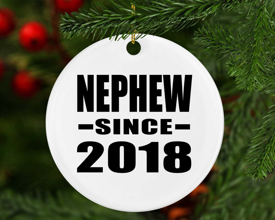 Nephew Since 2018 - Circle Ornament
