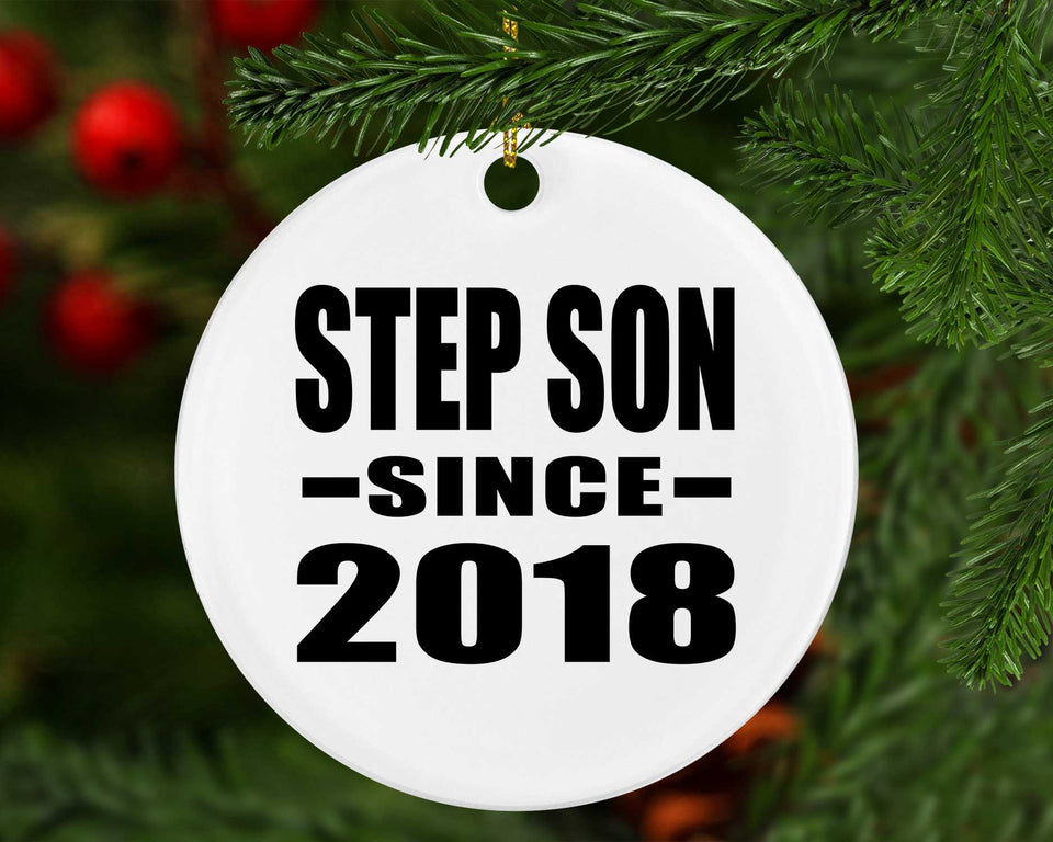 Step Son Since 2018 - Circle Ornament