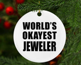 World's Okayest Jeweler - Circle Ornament