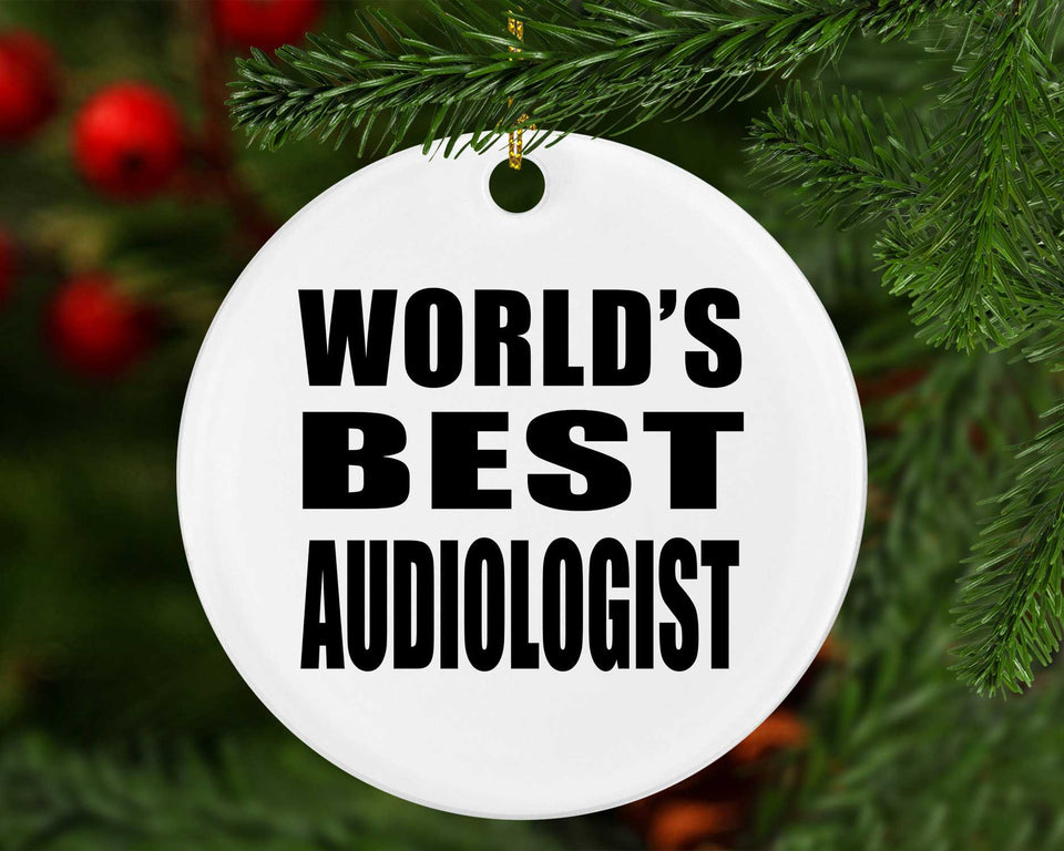 World's Best Audiologist - Circle Ornament
