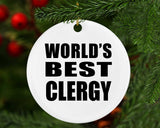 World's Best Clergy - Circle Ornament