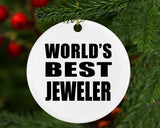 World's Best Jeweler - Circle Ornament