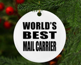 World's Best Mail Carrier - Circle Ornament
