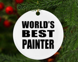 World's Best Painter - Circle Ornament