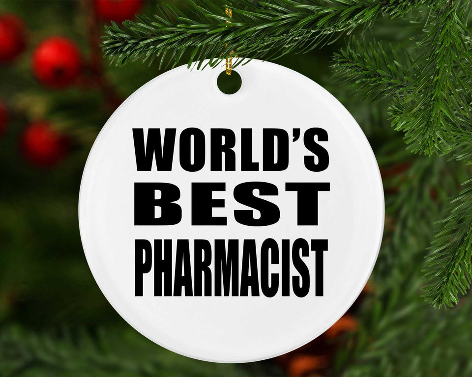 World's Best Pharmacist - Circle Ornament