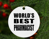 World's Best Pharmacist - Circle Ornament