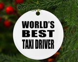 World's Best Taxi Driver - Circle Ornament