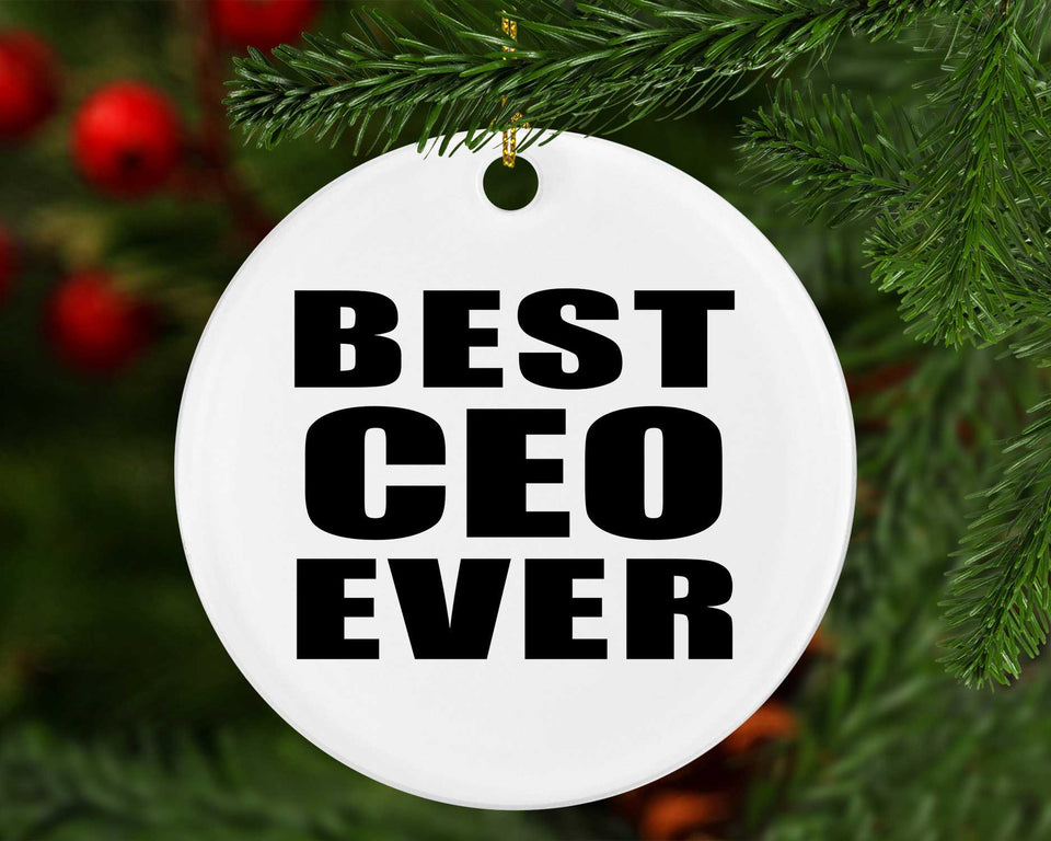 Best CEO Ever - Circle Ornament