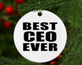 Best CEO Ever - Circle Ornament