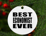Best Economist Ever - Circle Ornament