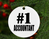 Number One #1 Accountant - Circle Ornament