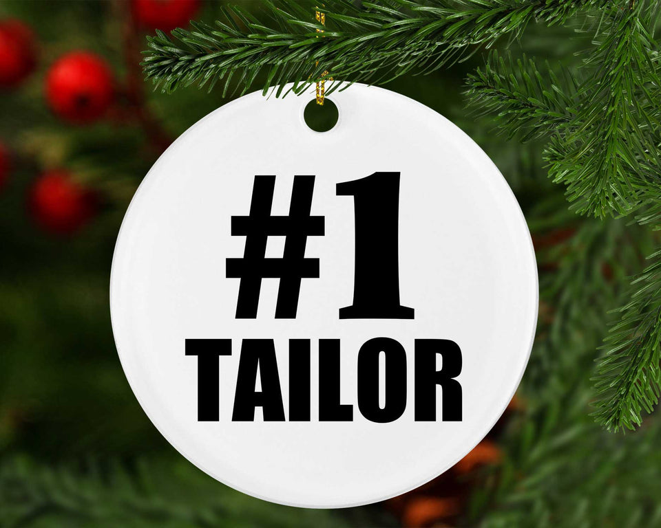 Number One #1 Tailor - Circle Ornament