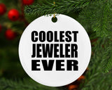 Coolest Jeweler Ever - Circle Ornament