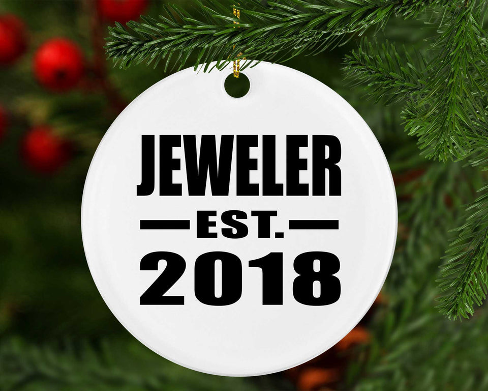 Jeweler Established EST. 2018 - Circle Ornament