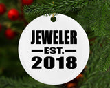Jeweler Established EST. 2018 - Circle Ornament