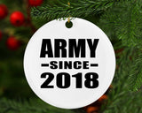 Army Since 2018 - Circle Ornament