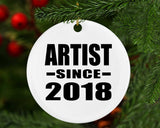 Artist Since 2018 - Circle Ornament