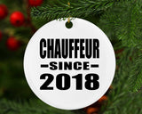 Chauffeur Since 2018 - Circle Ornament