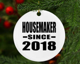 Housemaker Since 2018 - Circle Ornament