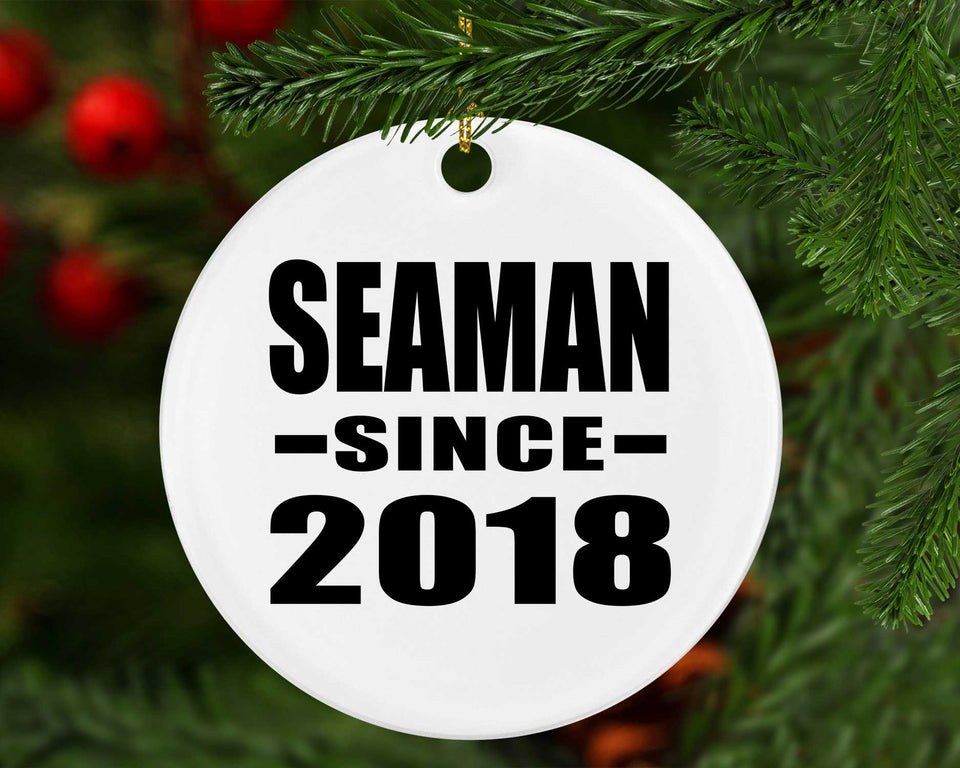 Seaman Since 2018 - Circle Ornament