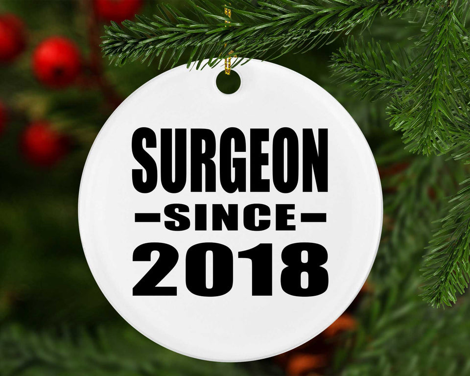 Surgeon Since 2018 - Circle Ornament