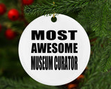 Most Awesome Museum Curator - Circle Ornament