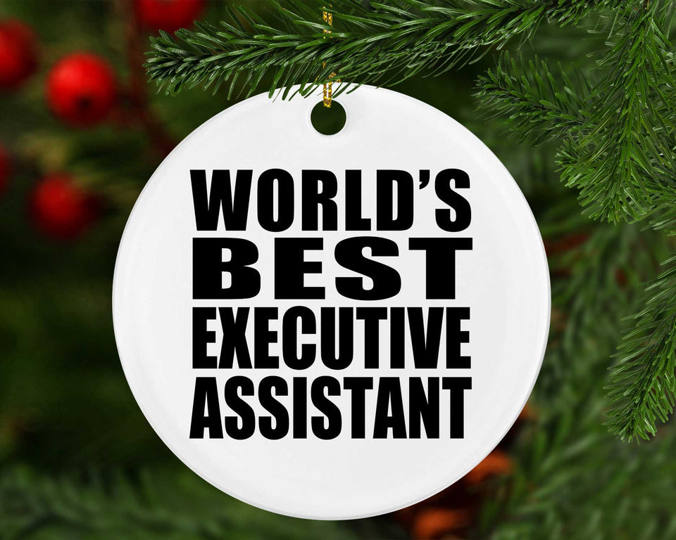 World's Best Executive Assistant - Circle Ornament