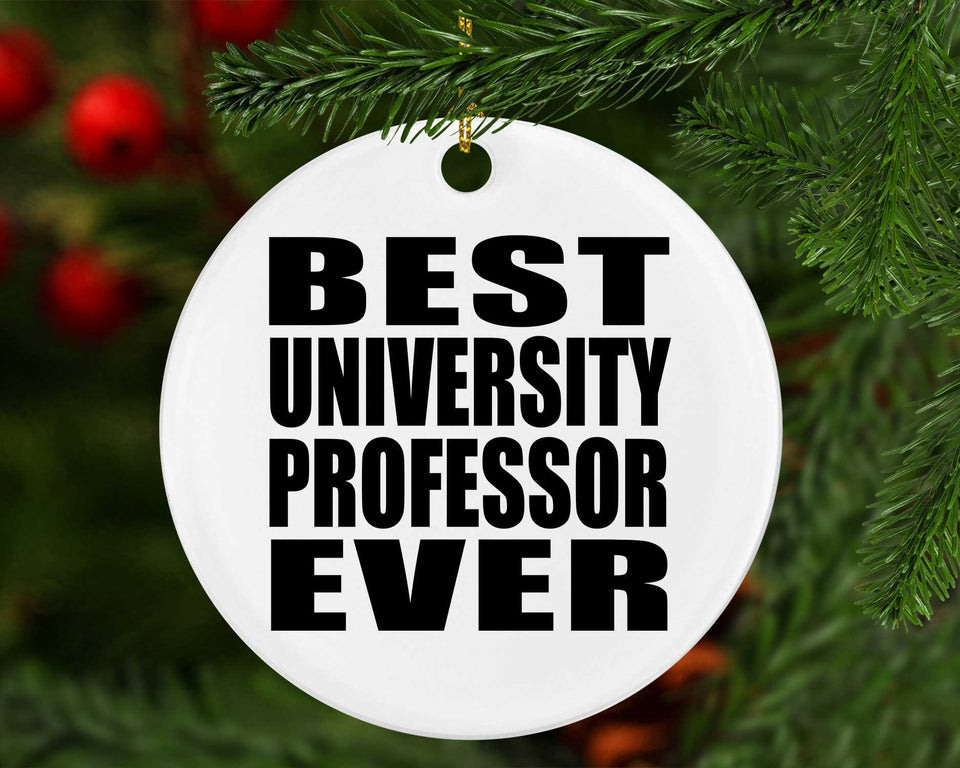Best University Professor Ever - Circle Ornament