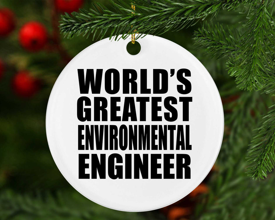 World's Greatest Environmental Engineer - Circle Ornament