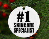 Number One #1 Skincare Specialist - Circle Ornament