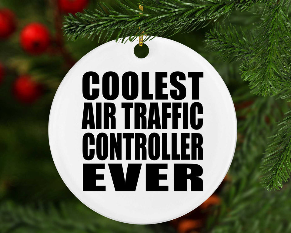 Coolest Air Traffic Controller Ever - Circle Ornament