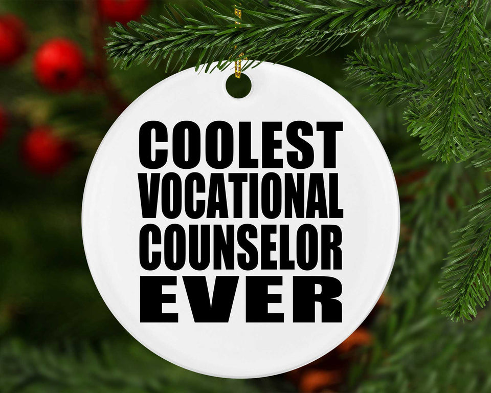 Coolest Vocational Counselor Ever - Circle Ornament