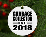 Garbage Collector Established EST. 2018 - Circle Ornament