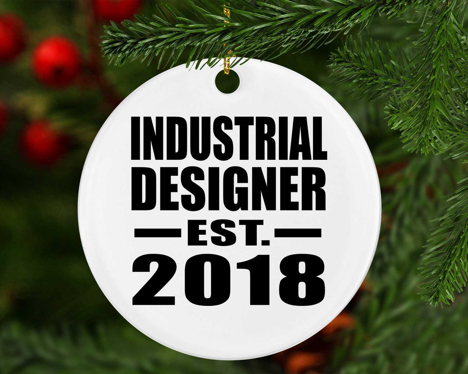 Industrial Designer Established EST. 2018 - Circle Ornament