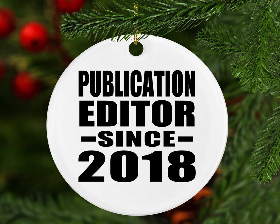 Publication Editor Since 2018 - Circle Ornament