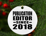 Publication Editor Since 2018 - Circle Ornament