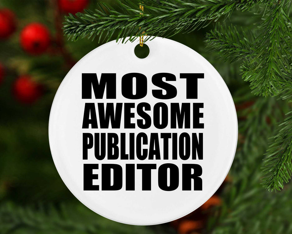 Most Awesome Publication Editor - Circle Ornament