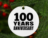 100th Anniversary 100 Years - Circle Ornament