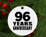 96th Anniversary 96 Years - Circle Ornament