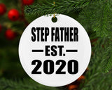 Step Father Established EST. 2020 - Circle Ornament