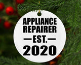 Appliance Repairer Established EST. 2020 - Circle Ornament